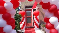 ballonpilaar rood hart